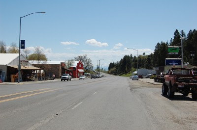 Main Street in Cottonwood Idaho