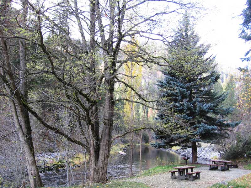 Elk City Idaho along South Fork Clearwater River