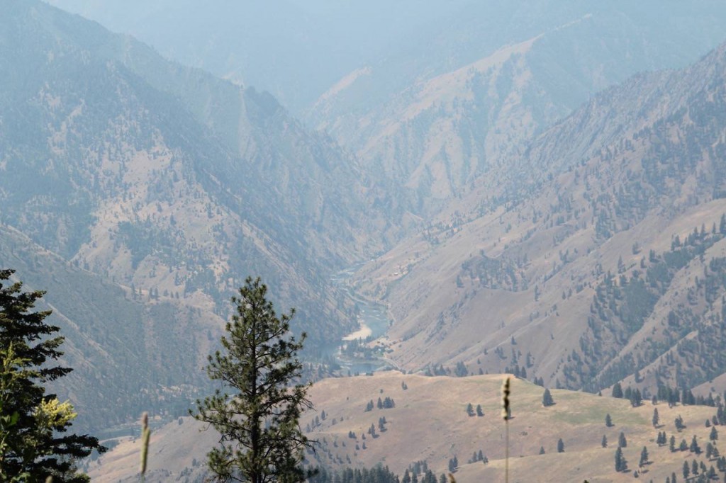 Salmon River from top of the 221