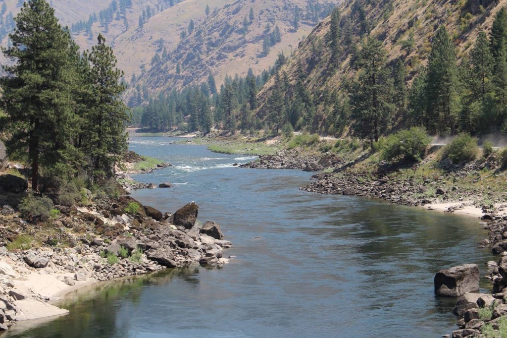 The beautiful main Salmon River