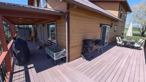 Lots of outdoor decking